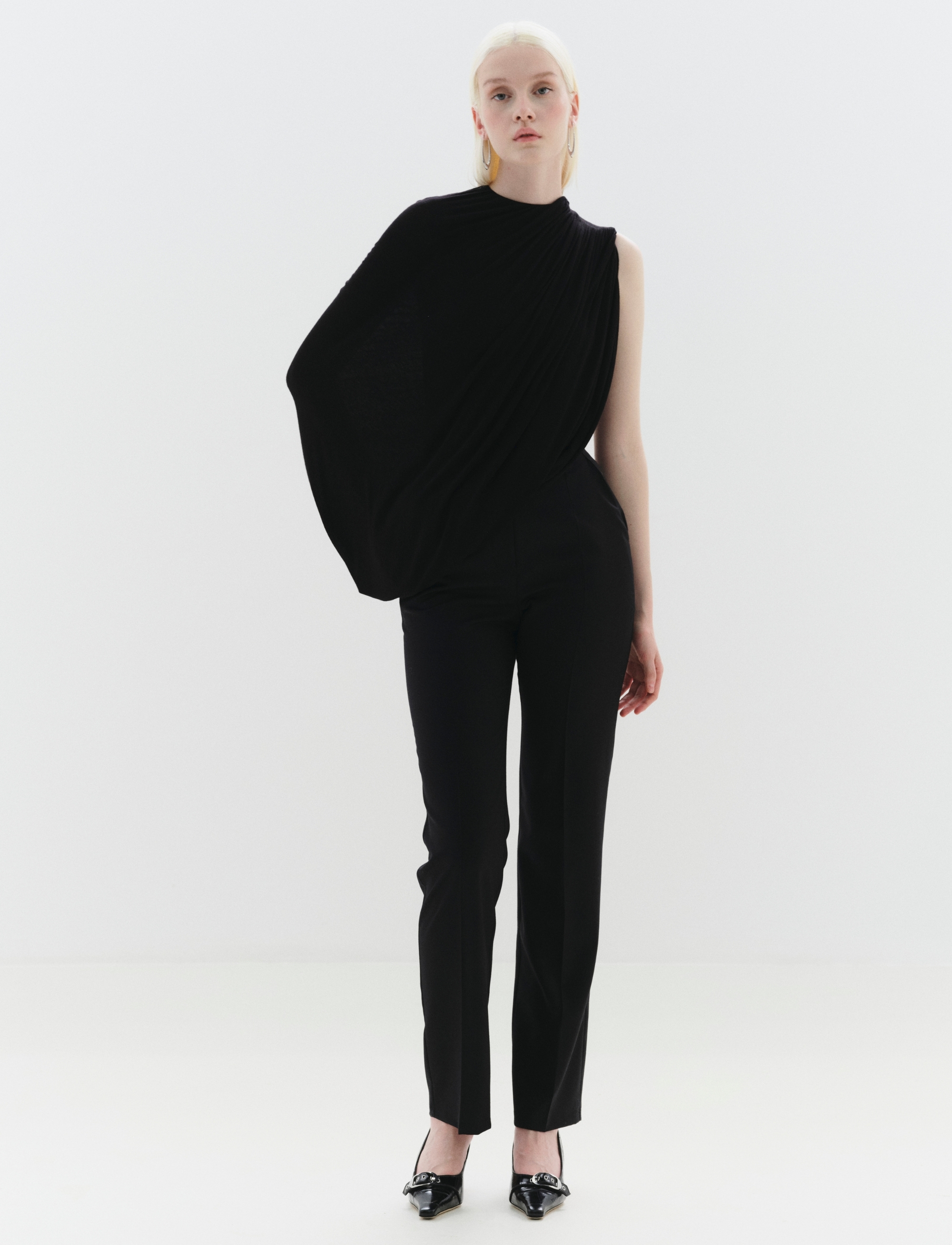 LILLIES CASHMERE-BLEND BLOUSE | MANURÍ