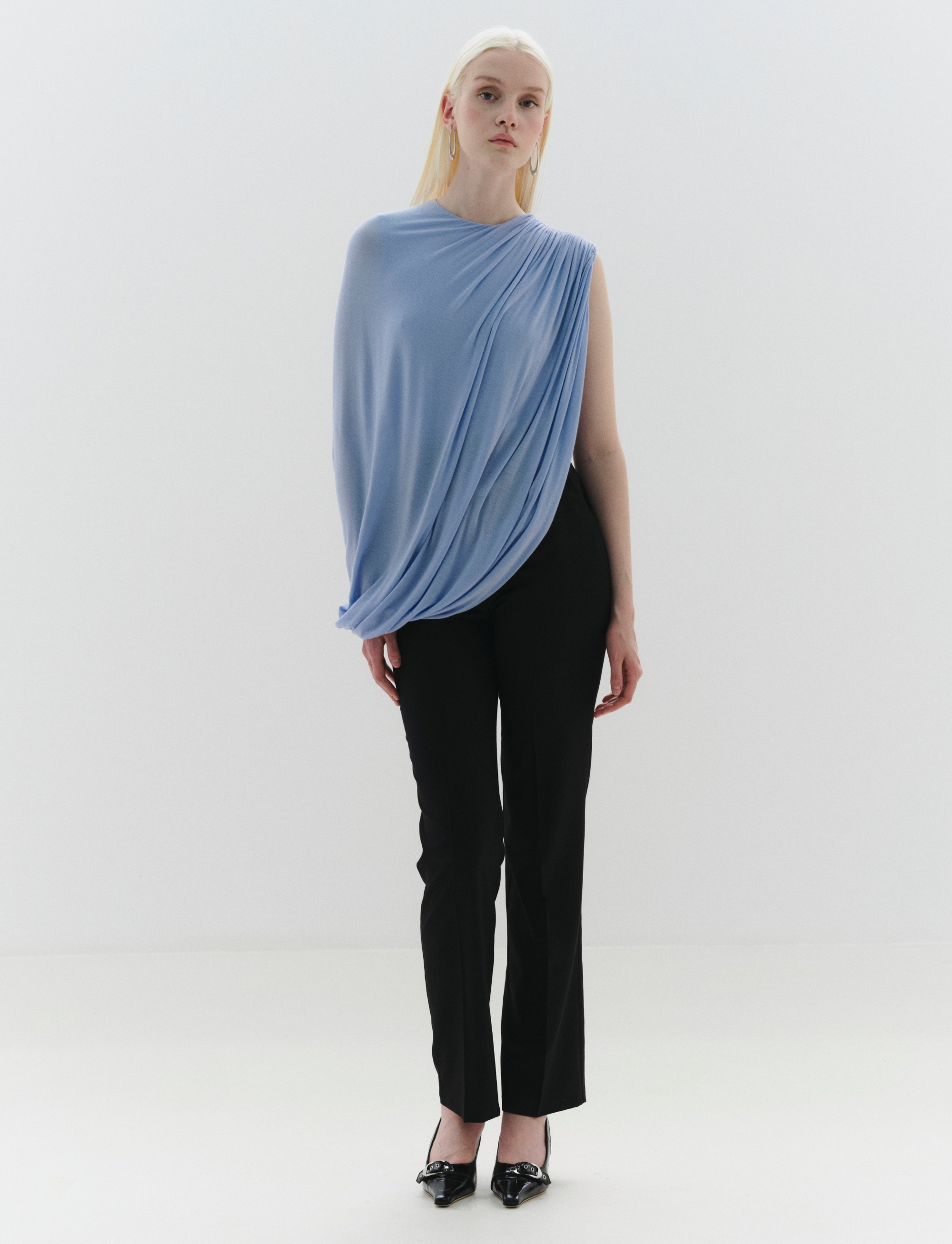 LILLIES CASHMERE-BLEND BLOUSE | MANURÍ